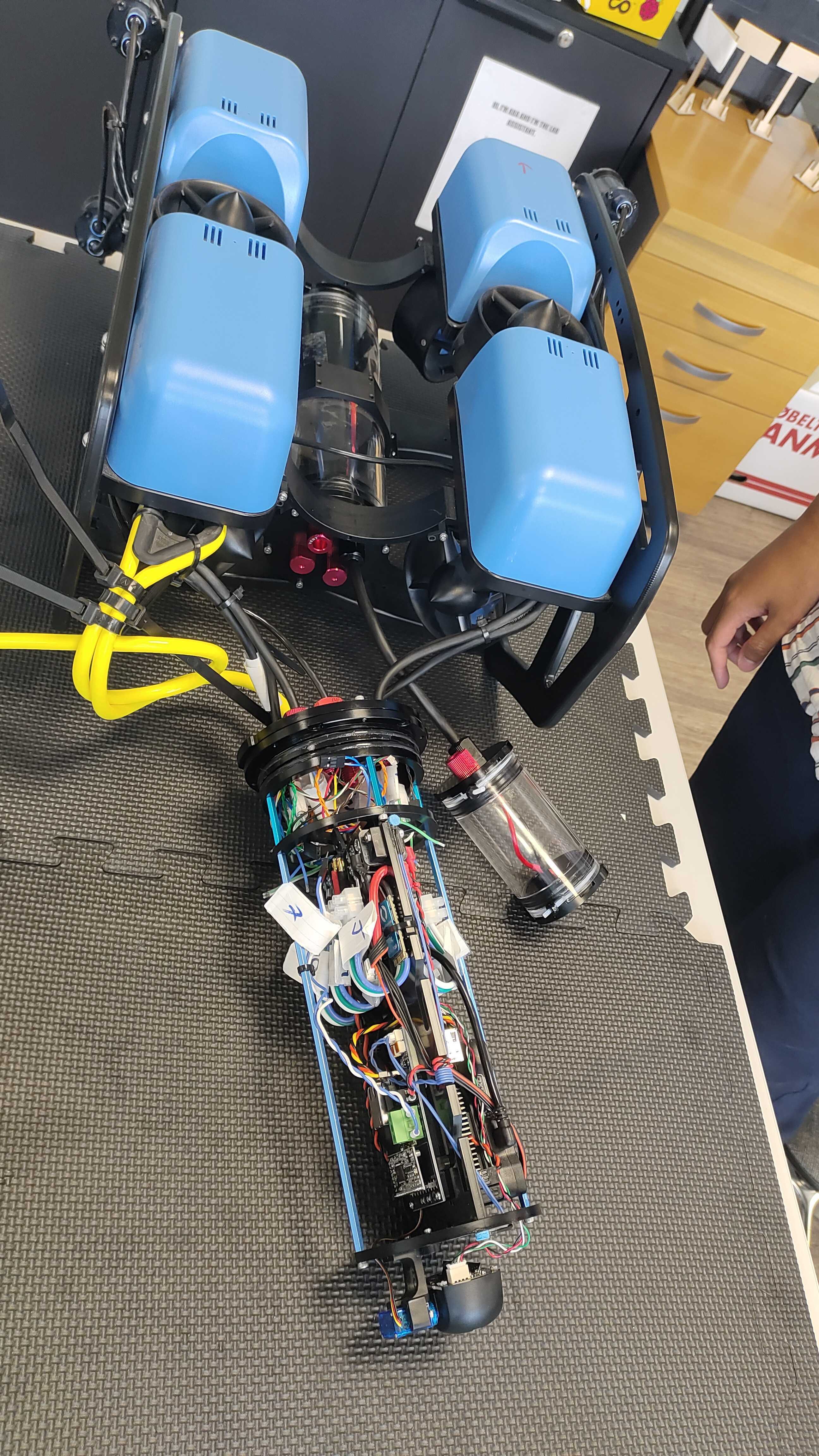Robot Internal Wiring View